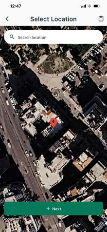 Mayadeen app - select location